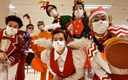 Palhaços da Alegria realizam Cortejo Natalino na Santa Casa de Barretos