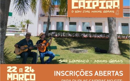 1º Festival Viola Caipira de São Lourenço abre  inscrições para participação de duplas caipiras