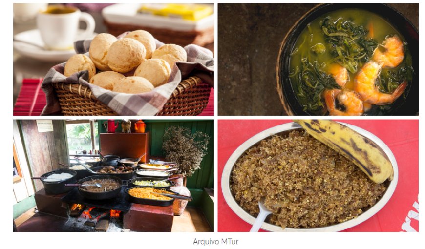 Gastronomia regional é patrimônio imaterial do Brasil e atrai turistas de todo o mundo