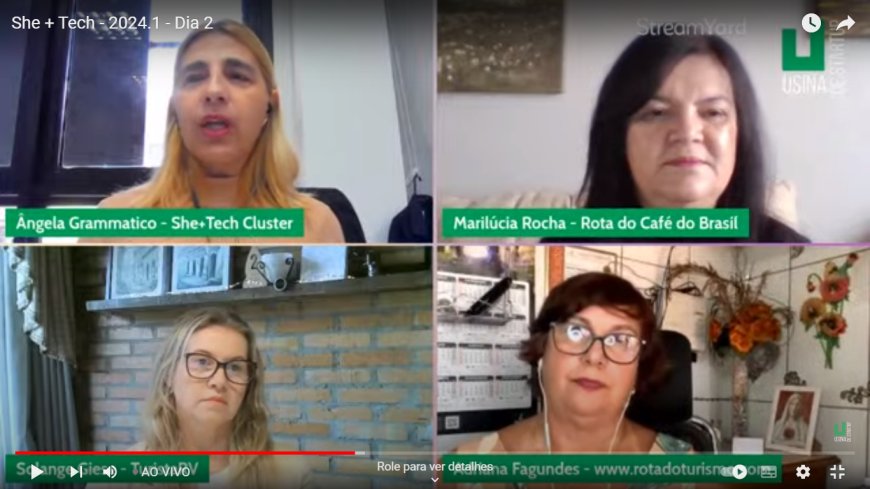 Usina de Startup realiza seminário para o empoderamento feminino She+ Tech Custer