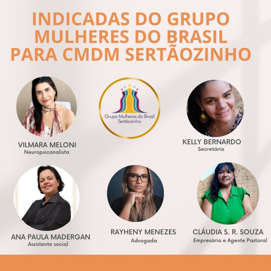 Grupo Mulheres do Brasil representa todos os gêneros e por que não está no CMDM