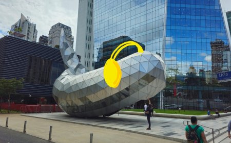 24 de abril, Dia Internacional da Conscientização sobre o Ruído: Trisoft protege os ouvidos de escultura na Avenida Faria Lima