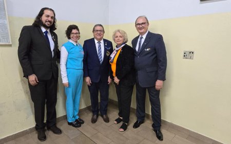 29/06 posse do governador Malfara, da Coordenadora das Casas da Amizade, Renata e de toda equipe distrital