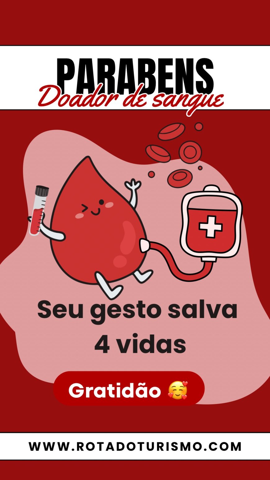 14 de junho, dia Mundial do doador de sangue