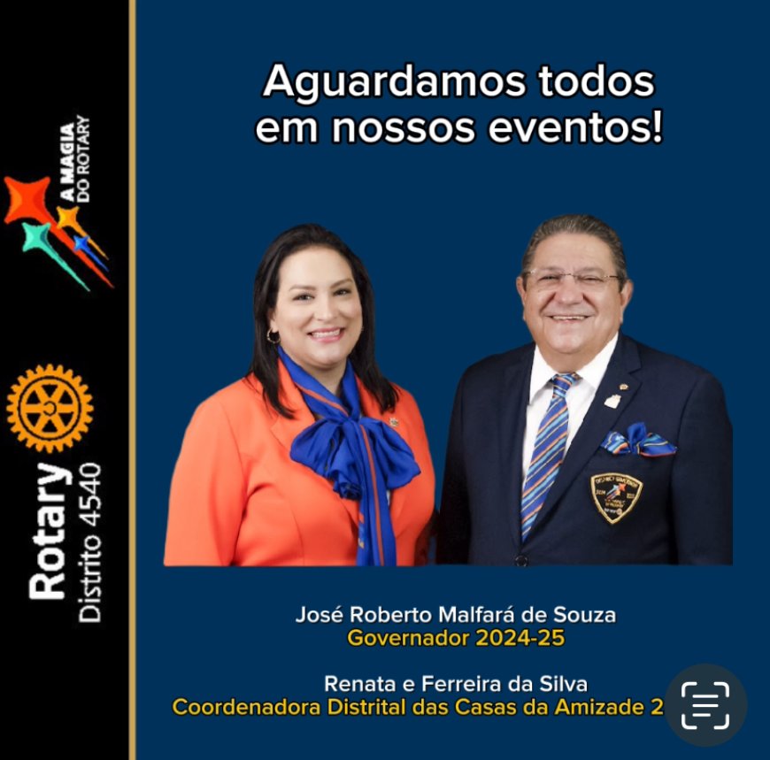 Hoje temos 2 posses no Distrito 4540 do Rotary