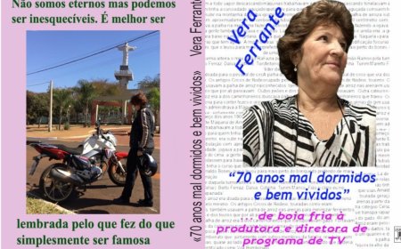 “70 anos mal dormidos e bem vividos”