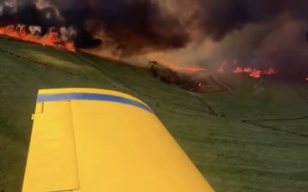 Cidades em alerta pelo fogo