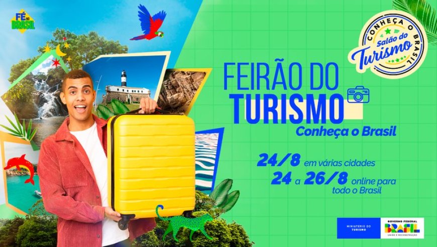 Confira como participar do Feirão do Turismo, maior iniciativa de promoção turística do país