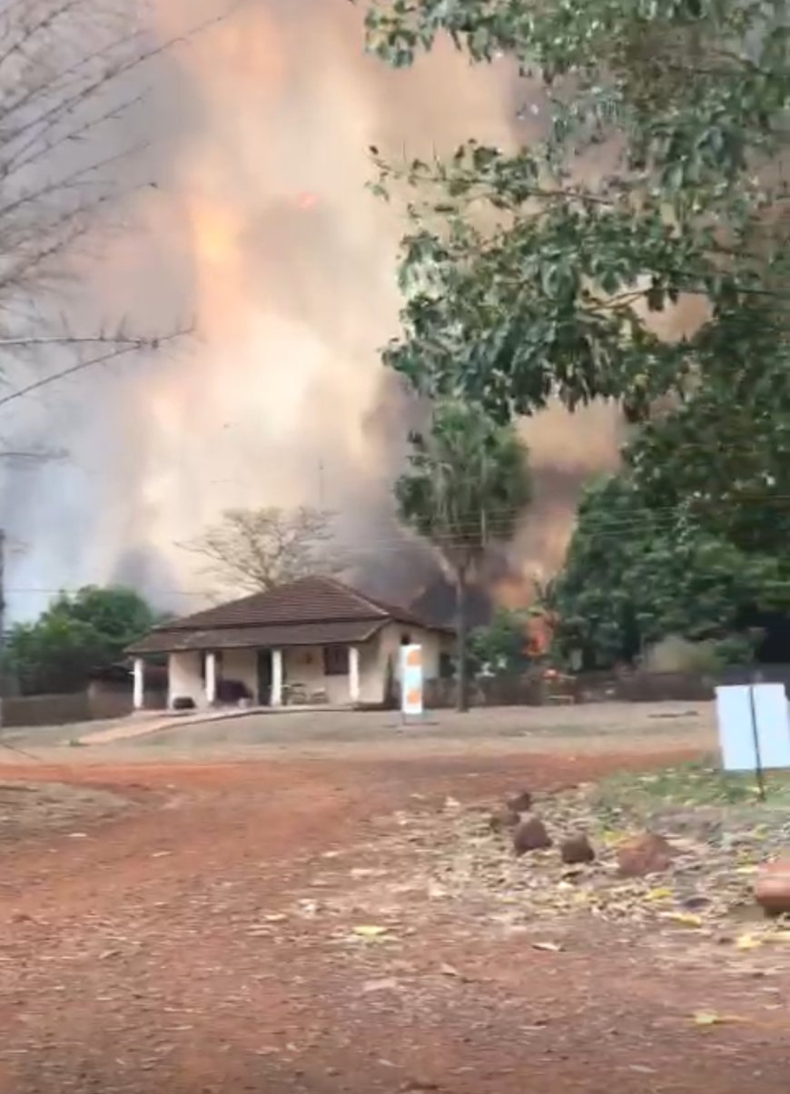 Incêndios voltam a região no final da tarde