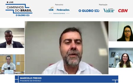 Em live, presidente da Embratur afirma que Brasil irá ultrapassar recorde de receitas de entrada de turistas estrangeiros