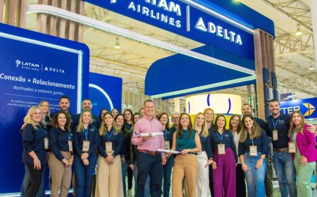 LATAM participou da Festuris 2024 e projetou superar o número de voos pré-enchentes no Rio Grande do Sul