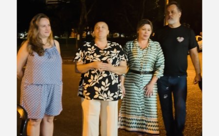 Dona Franga chega em Ribeirão já ajudando a Fundação Rotária.