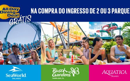 United Parks lança oferta com Plano de Refeição grátis nos ingressos de 2 ou 3 parques