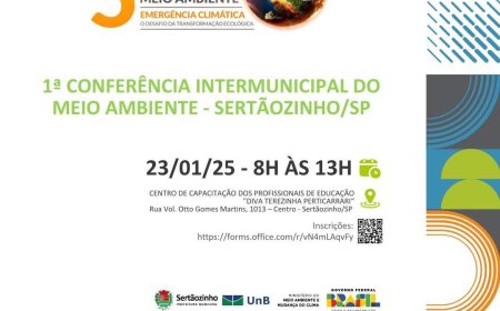 Sertãozinho sedia a 1ª Conferência Intermunicipal do Meio Ambiente nesta quinta-feira, 23