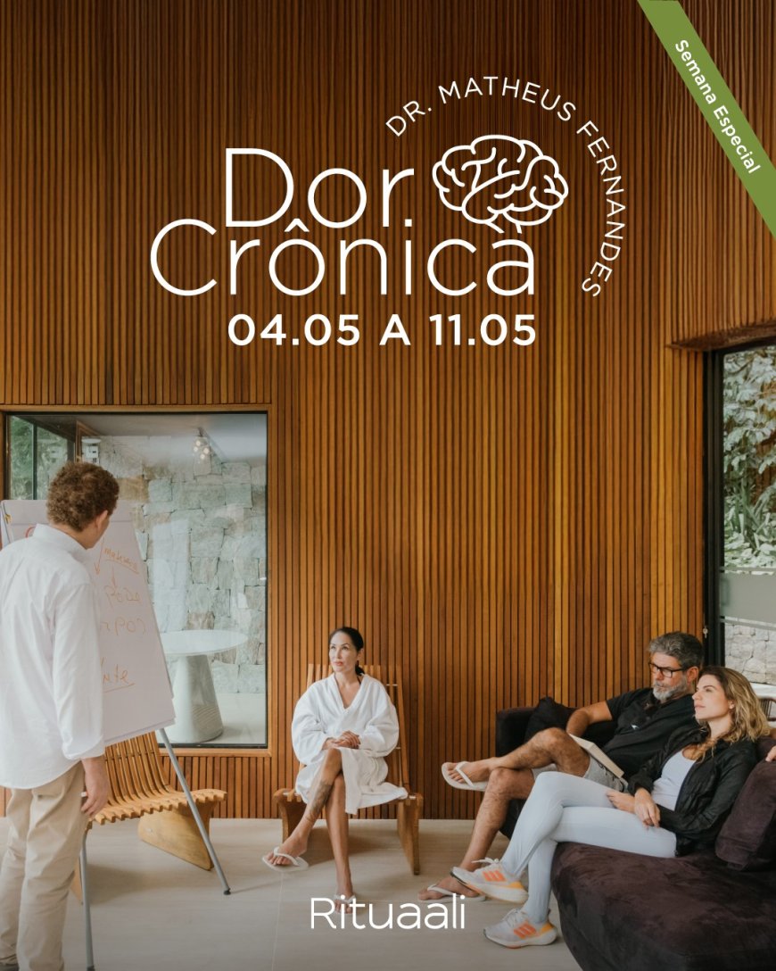 Rituaali promove Semana da Dor Crônica, com abordagem voltada a neurociência, movimento terapêutico e reprogramação emocional