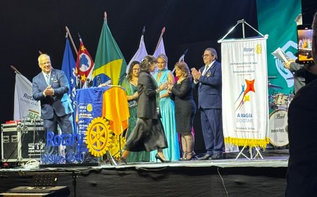 1º de julho Governador Rafael Ferreira e Karina Ferreira assumem a gestão 2025-2026 do Distrito 4540 do Rotary   