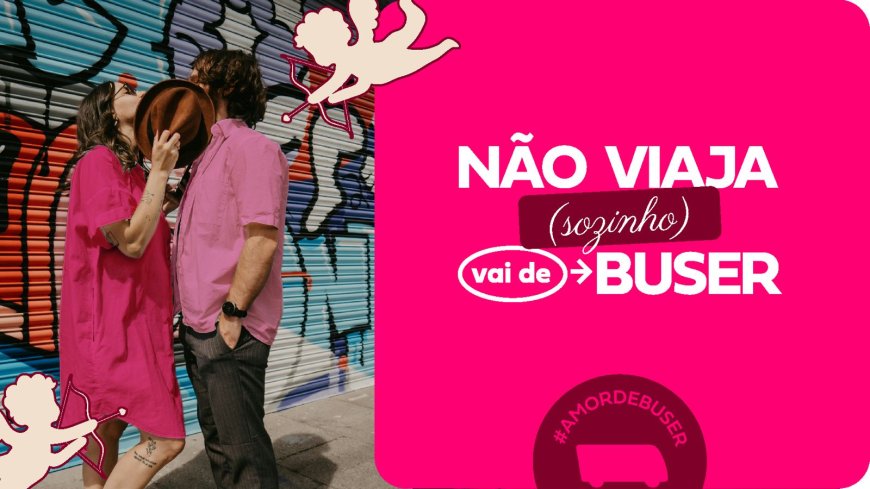Buser dará um ano de viagens grátis para casal com a melhor ideia para viver o amor na estrada