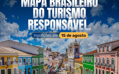 Ministério do Turismo lança edital para atualização do Mapa Brasileiro de Turismo Responsável
