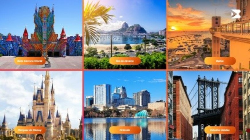 Para onde os brasileiros mais viajaram em 2024? 