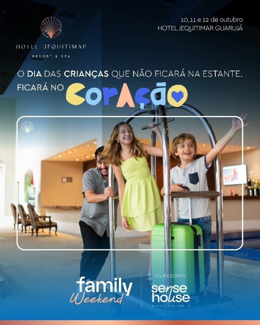 Hotel Jequitimar: o destino onde famílias vivem o Dia das Crianças com propósito