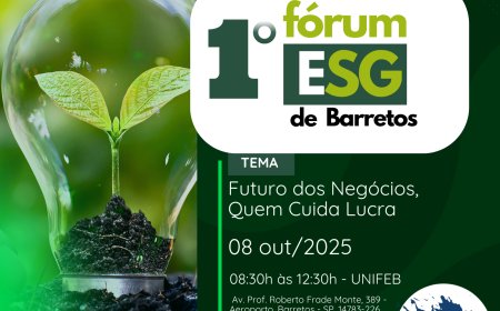 1º Fórum ESG de Barretos e Região discute práticas sustentáveis e desenvolvimento econômico