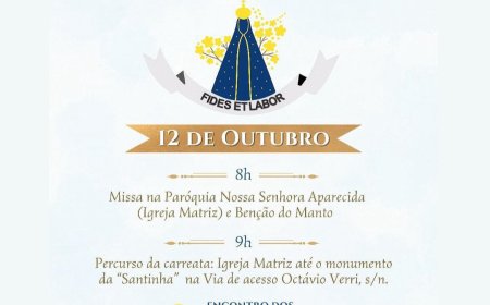 Dia de Nossa Senhora Aparecida com programação especial em Sertaozinho/SP