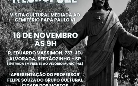 Visita guiada ao cemitério de Sertãozinho