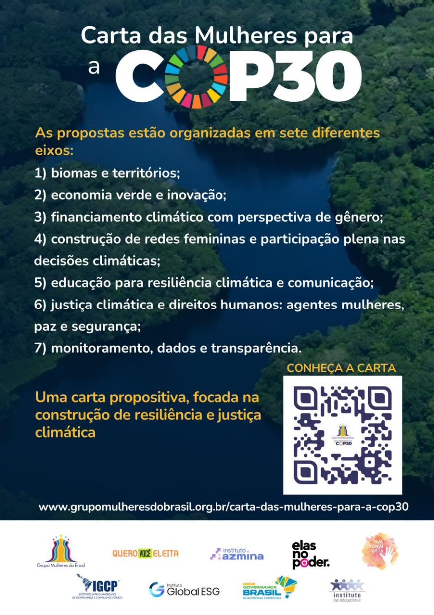 Grupo Mulheres do Brasil presente na COP 30