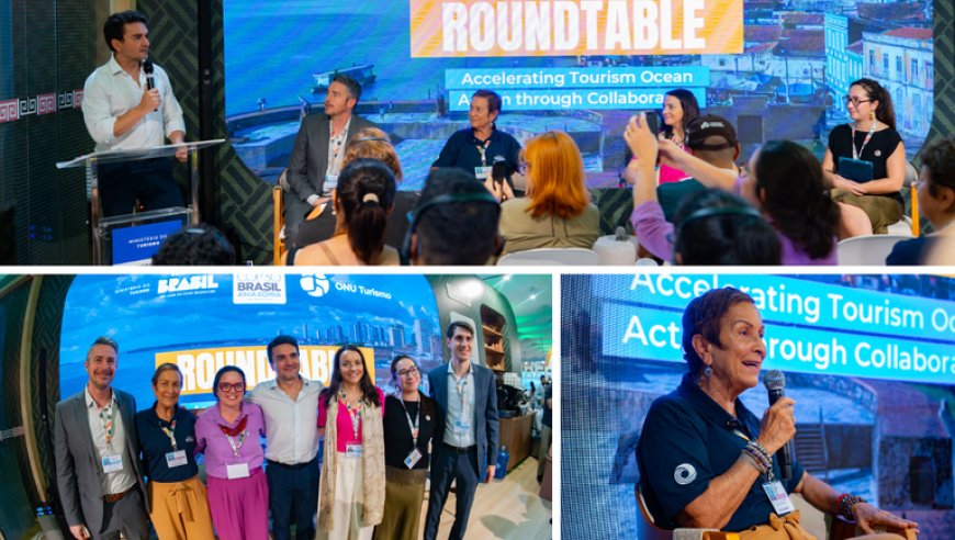 Estande do Ministério do Turismo na COP30 inicia série de painéis para celebrar o Dia do Turismo