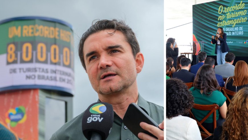 Brasil celebra marca histórica de 8 milhões de turistas estrangeiros com lançamento de “Turistômetros”