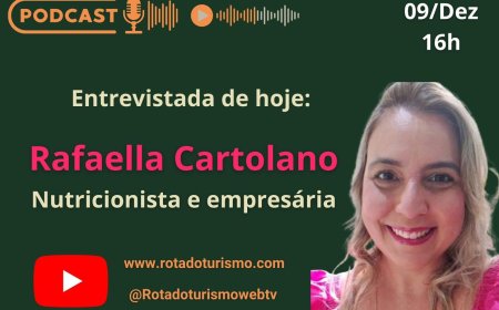Rafaella Cartolano foi a entrevistada de hoje no Podcast Fala Mulher... qual o sabor?