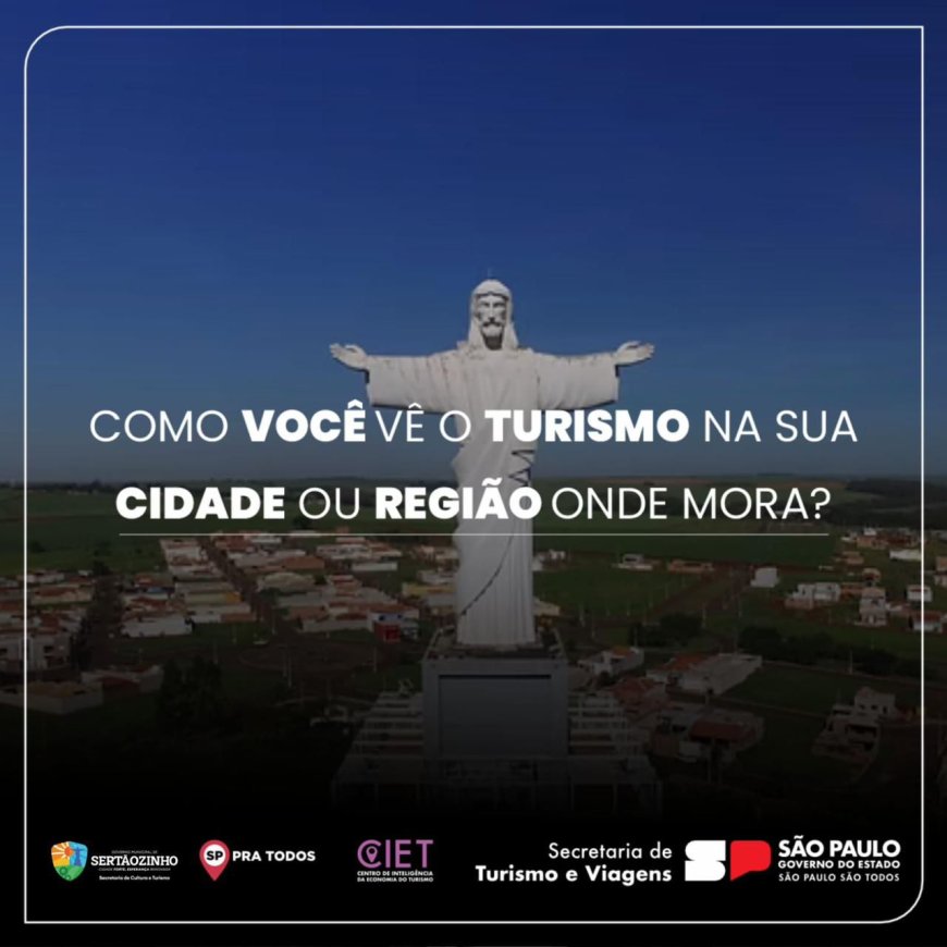 PESQUISA DE PERCEPÇÃO DO TURISMO DE SERTÃOZINHO