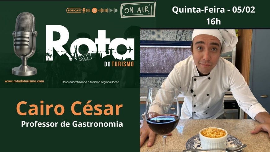 “Gastronomia é técnica e com  pitadinha de amor faz total diferença”.