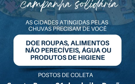Sertãozinho realiza ação de arrecadação de donativos para ajudar cidades afetadas por temporal do último dia 24